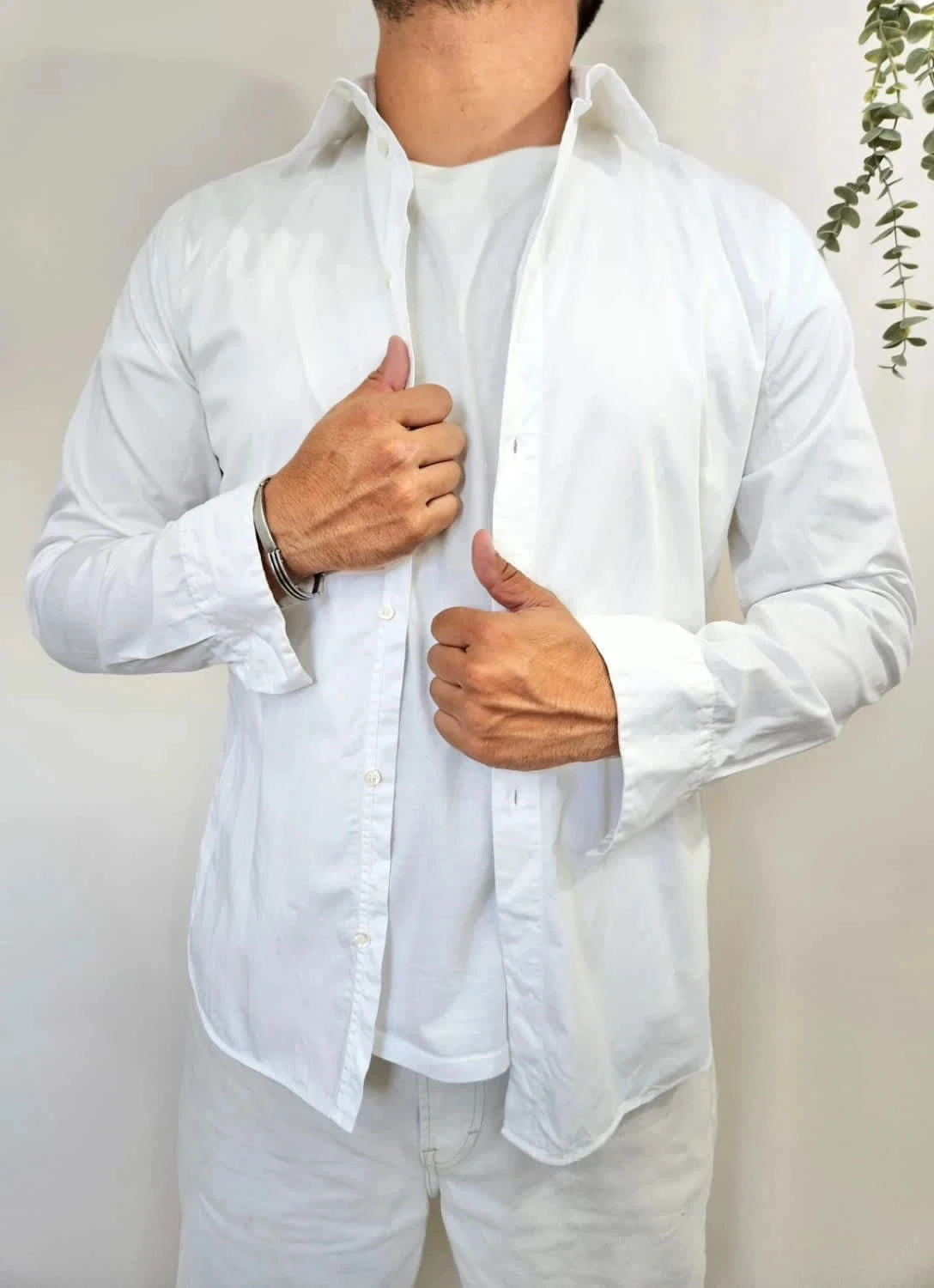 Chemise manches longues Cos blanche slim taille 42/L