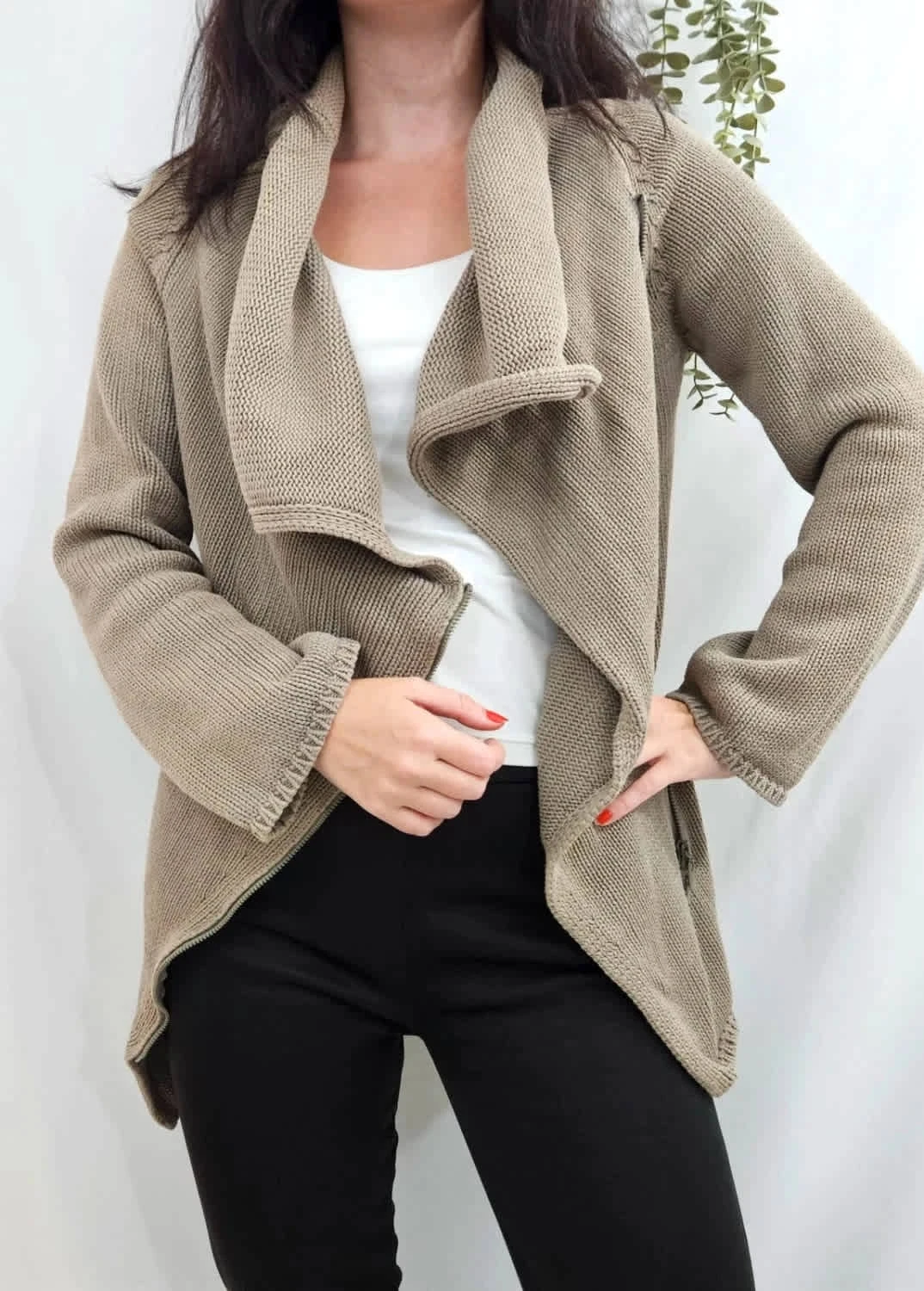 Gilet cardigan Sud Express 100% coton taille S