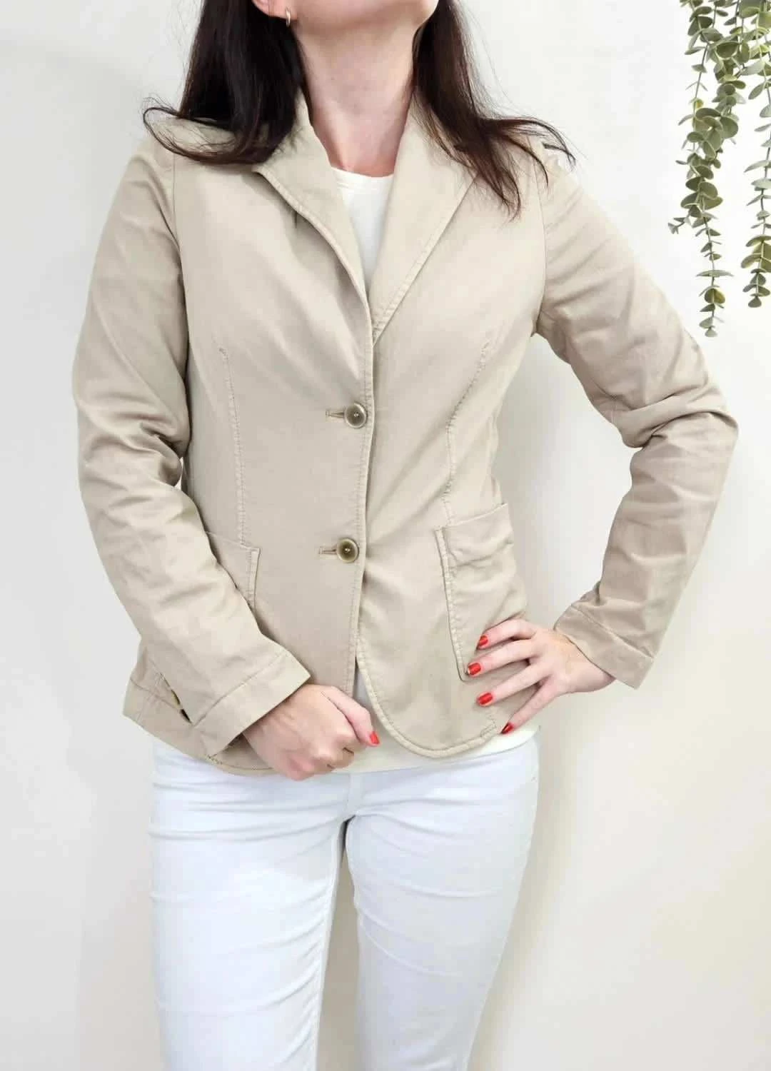 Veste blazer beige Saint Hilaire taille 38