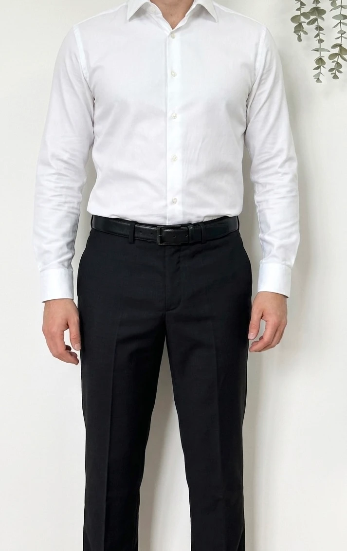 Pantalon tailleur Sandro noir laine taille 40/M