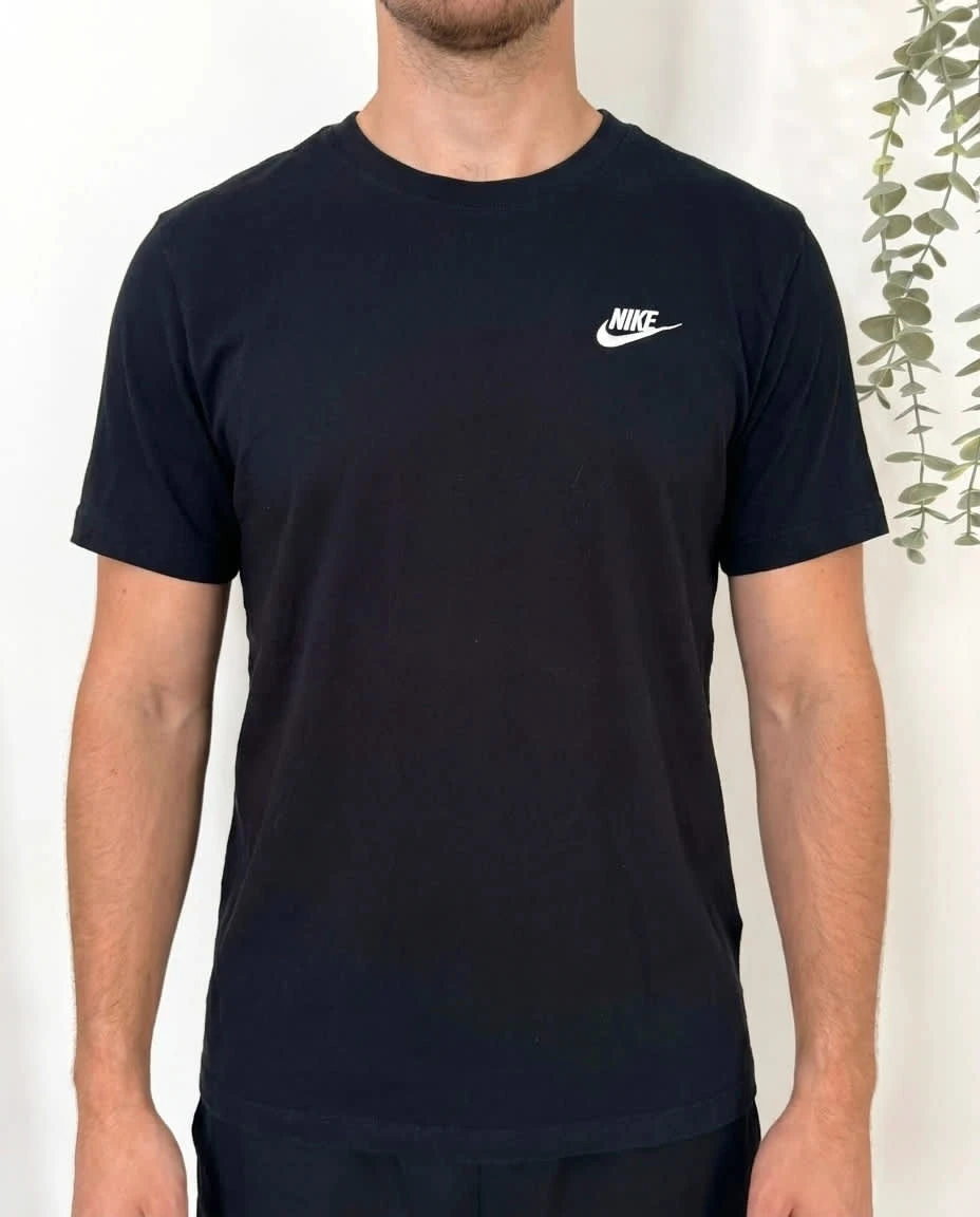 T-shirt Nike coton noir logo brodé taille XS - FP2512126