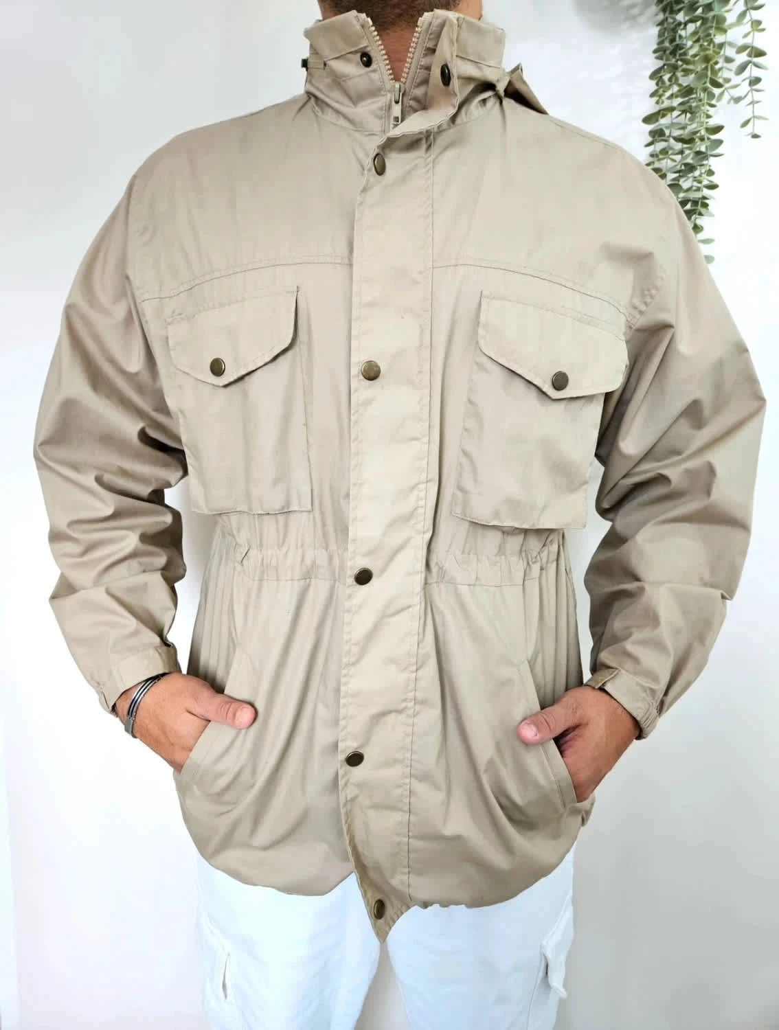 Parka beige Atlas for men taille L