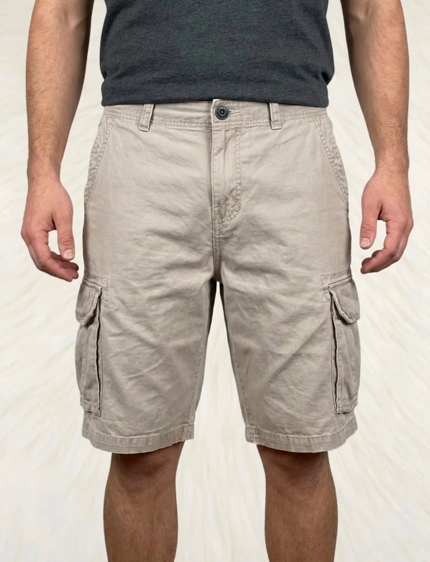 Short cargo Urban pipeline beige taille W36