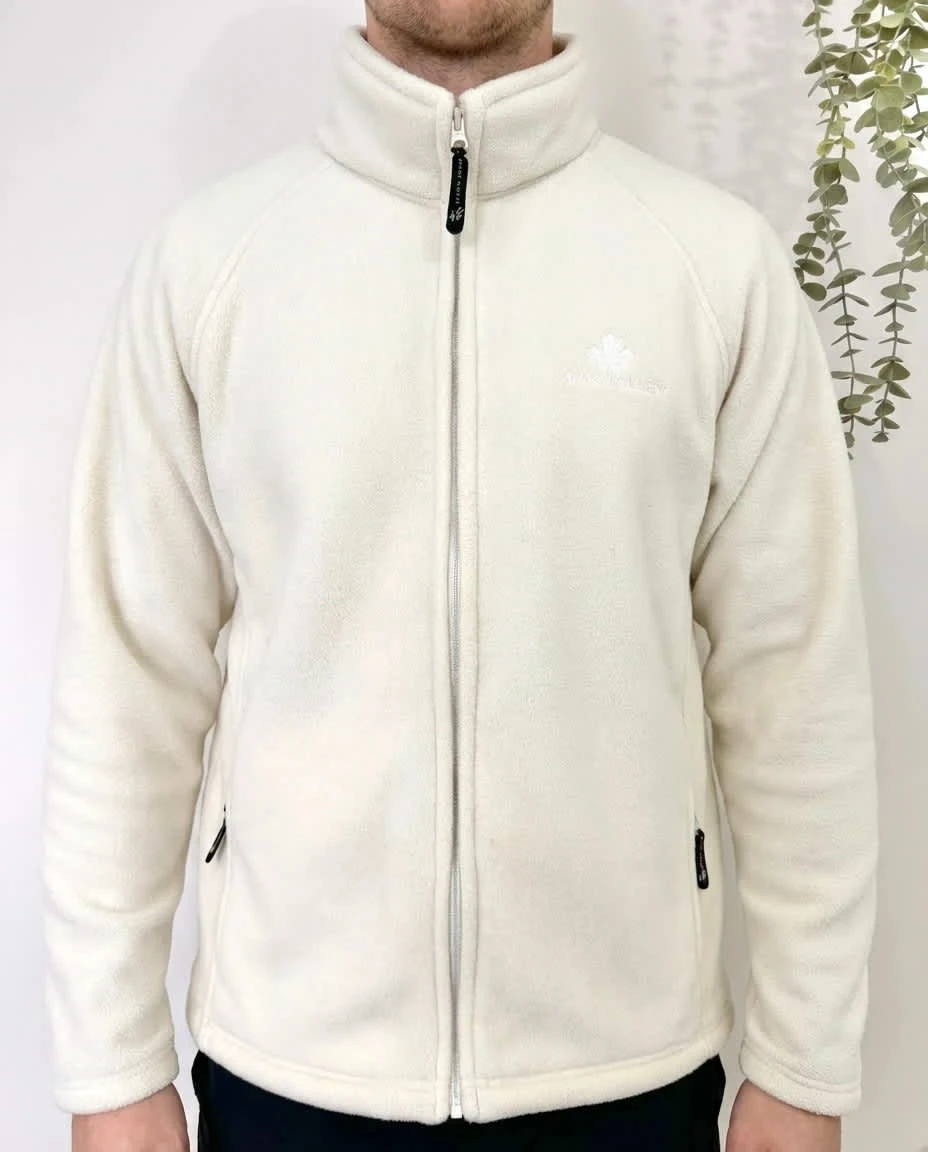 Veste polaire zippée Oaks Valley écru taille XXL
