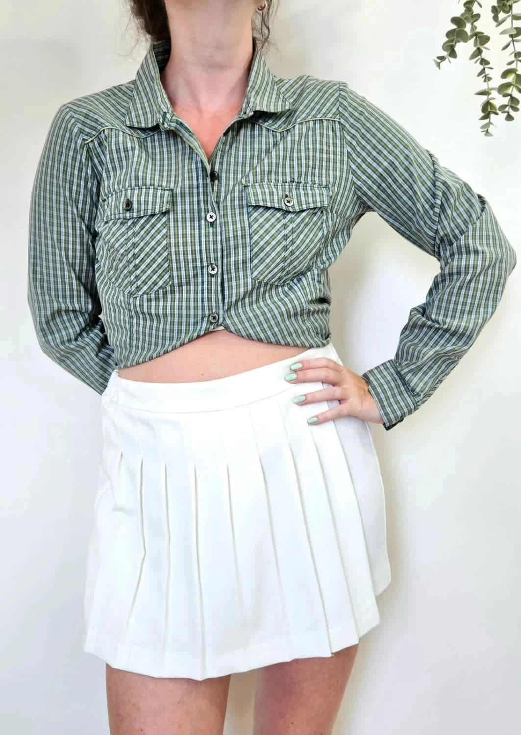 Chemise Zadig & Voltaire à carreaux verts taille L