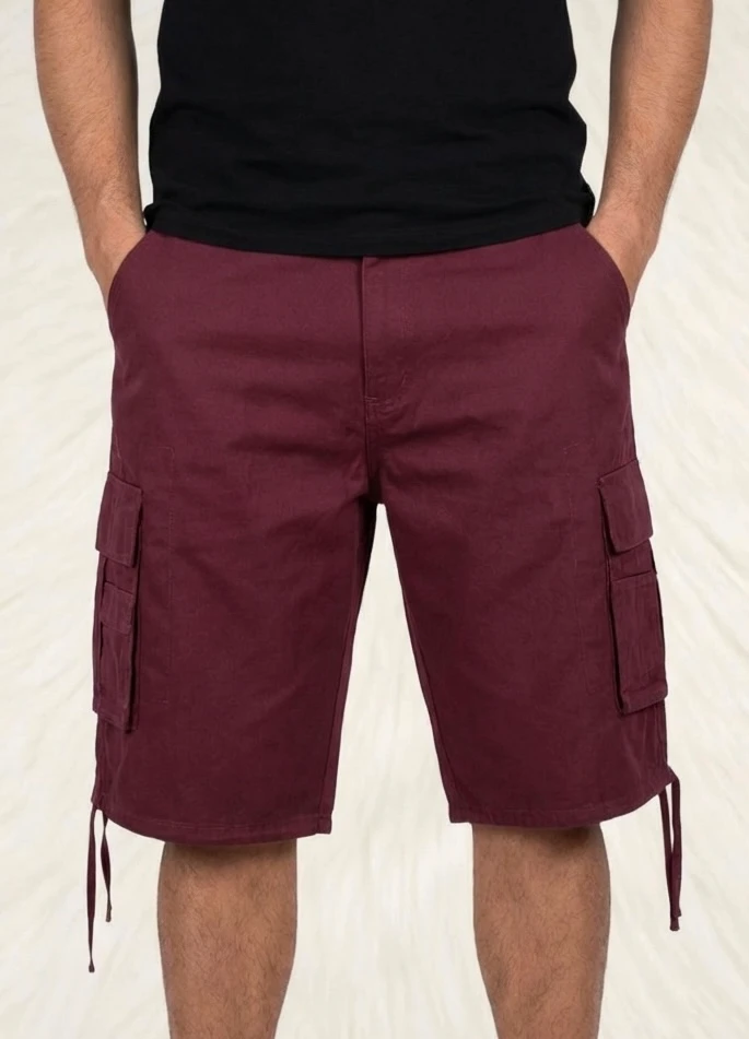 Short cargo Regal Wear rouge bordeaux taille W38
