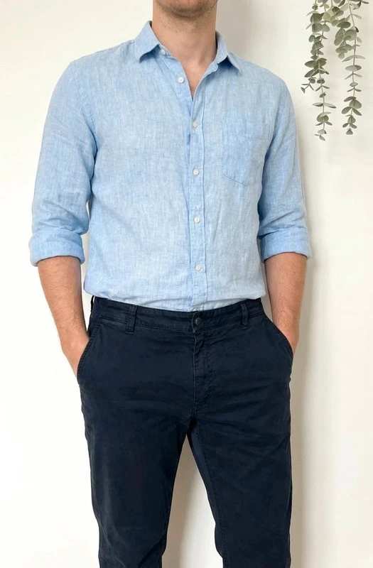 Pantalon chino Saint James bleu marine taille W36