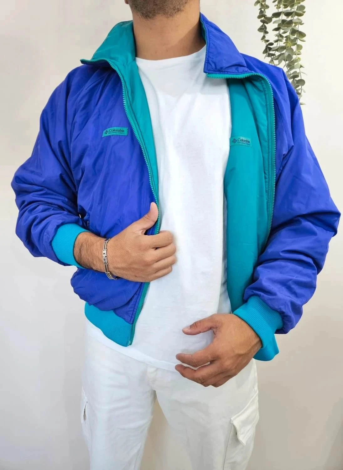 Veste/Jacket réversible Columbia vintage taille XL