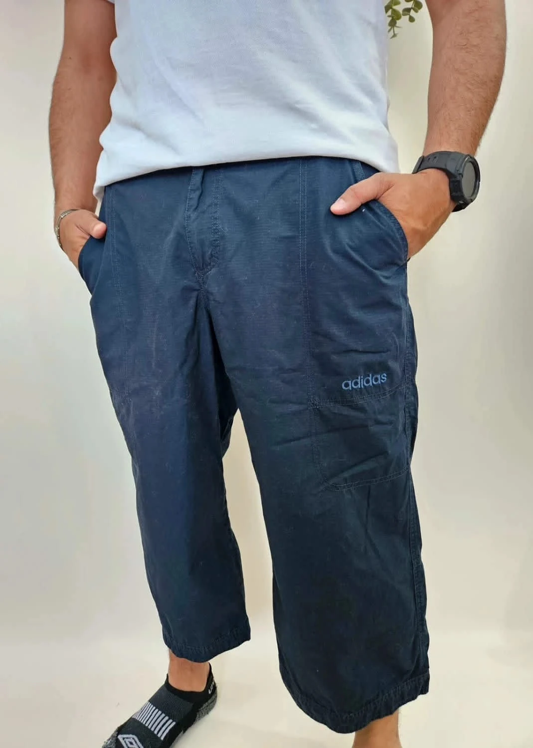 Bermuda vintage Adidas bleu taille L