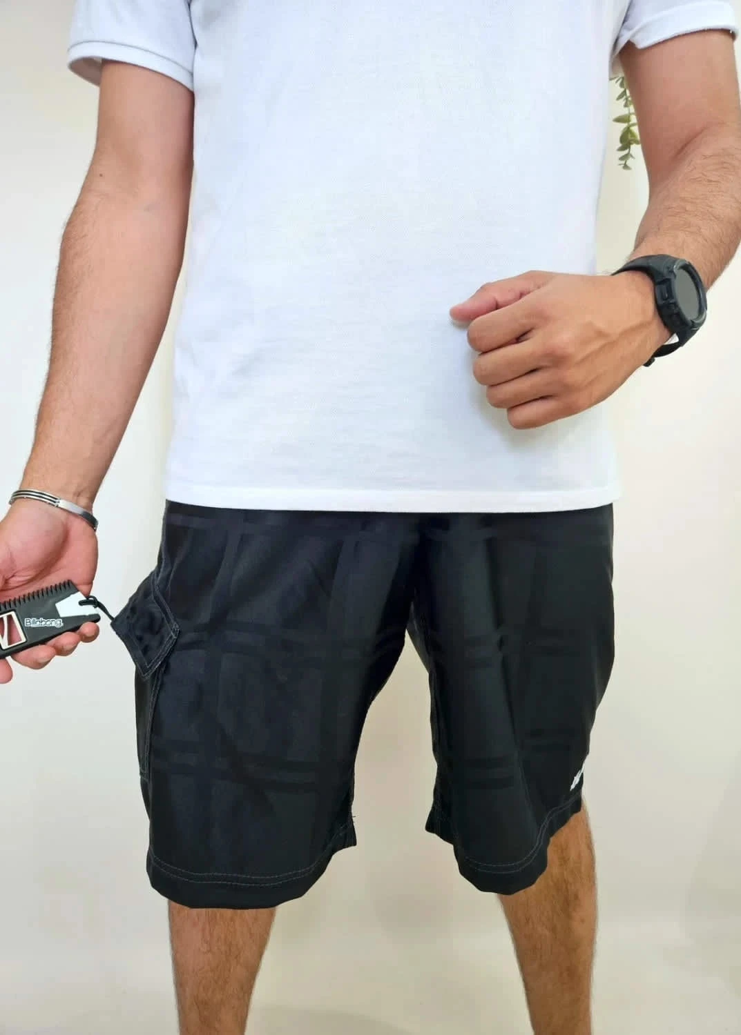 Short de bain noir Billabong avec décapsuleur taille 46