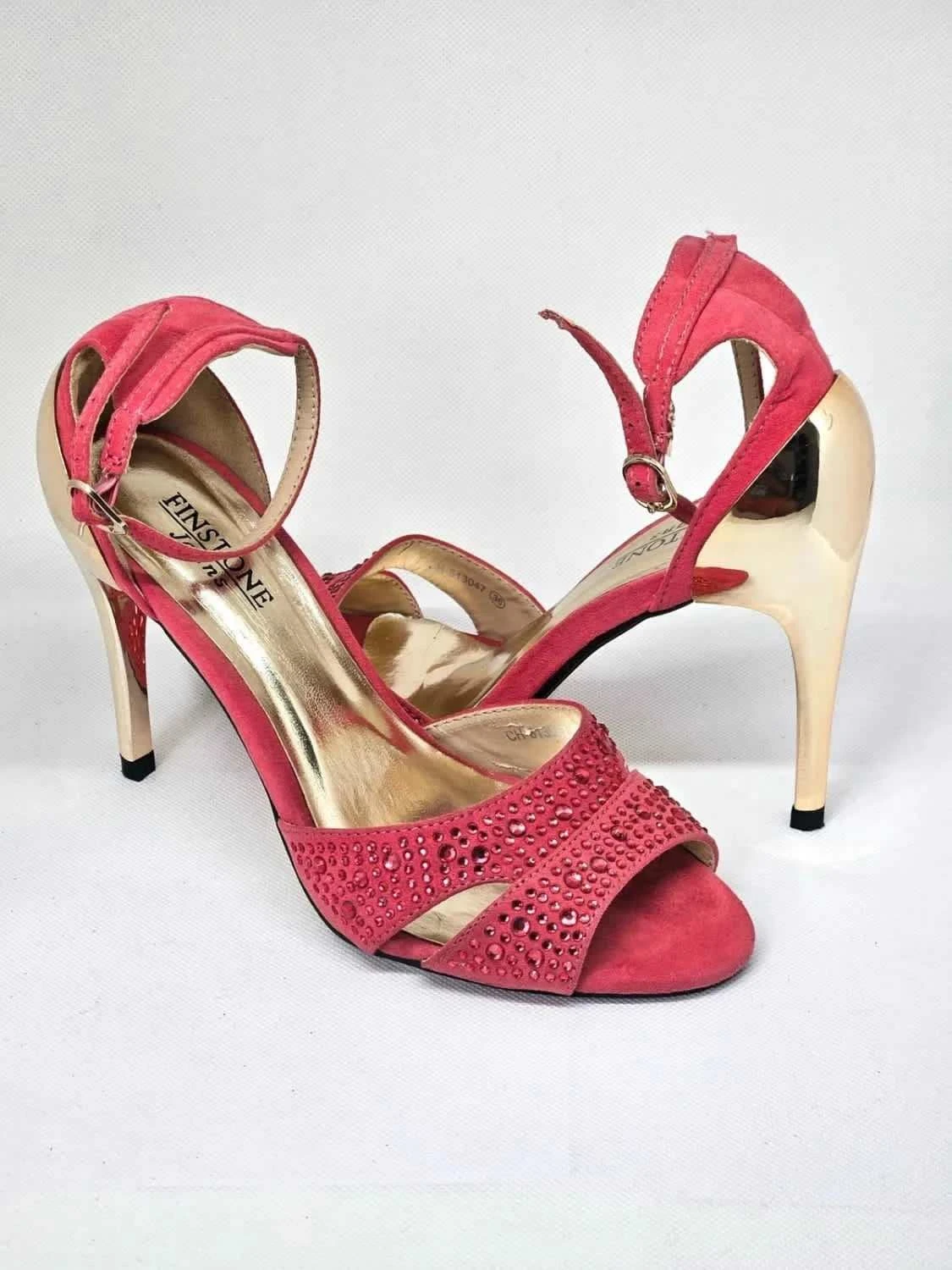 Escarpins Finstone rose et doré taille 36