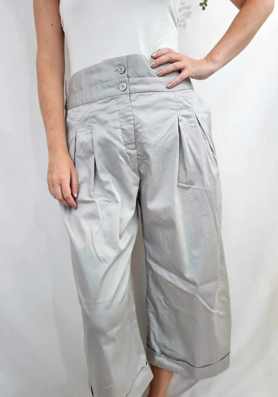 Pantalon large Zapa gris taille 42