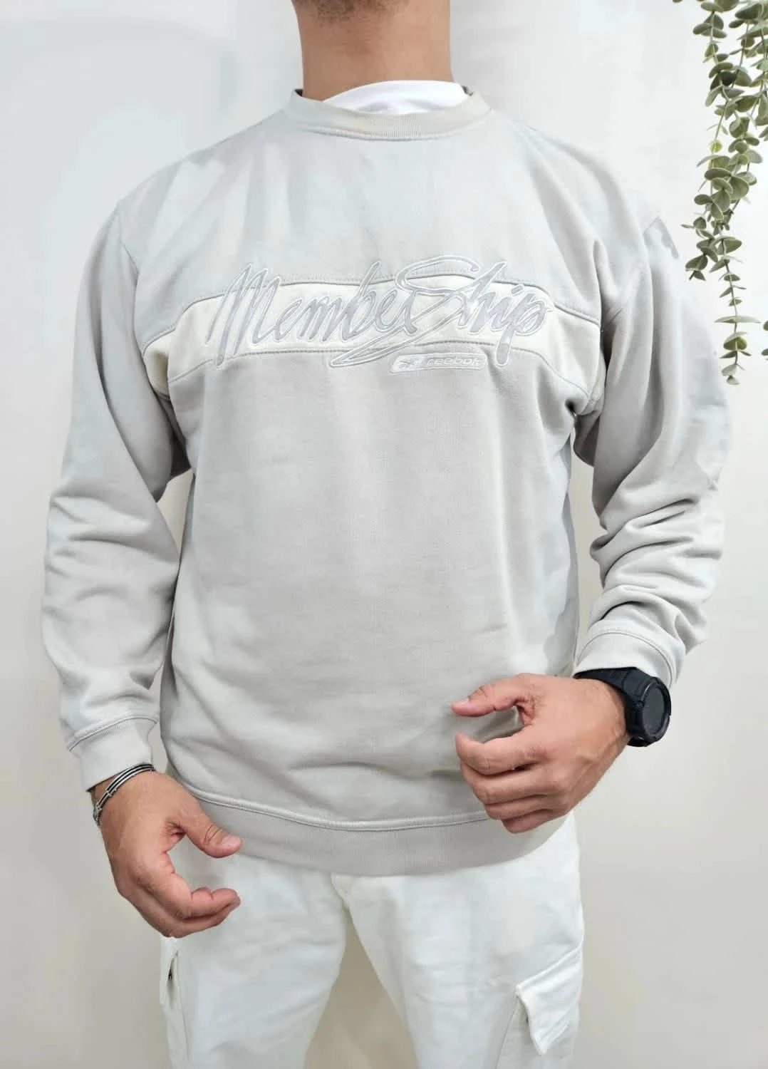 Sweat Crewneck Reebok vintage Y2K taille L