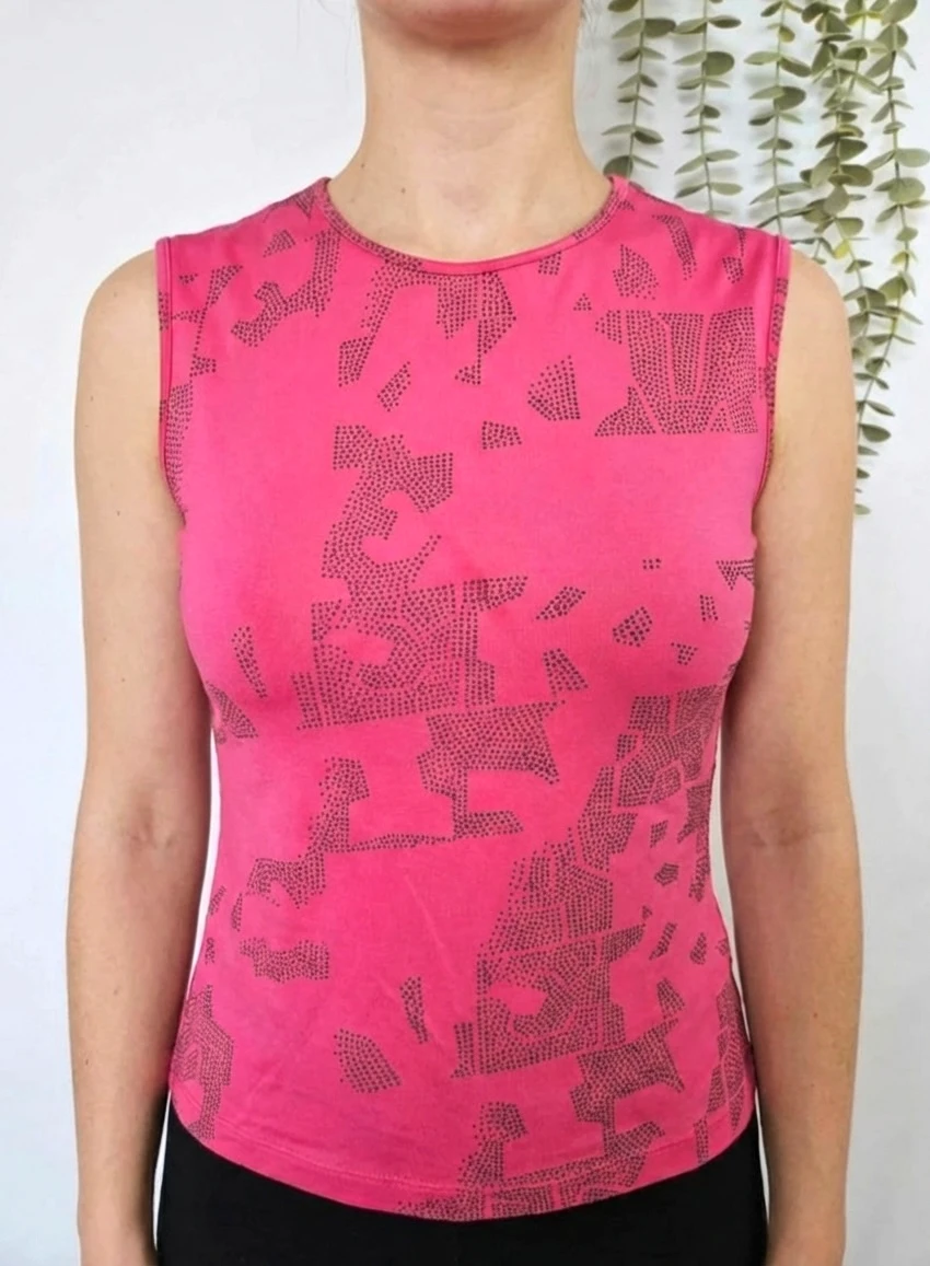 Débardeur rose Versace Jeans Couture taille M