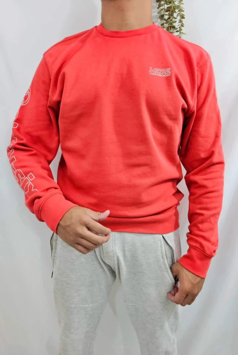 Sweat/Crewneck rouge Vans taille XL
