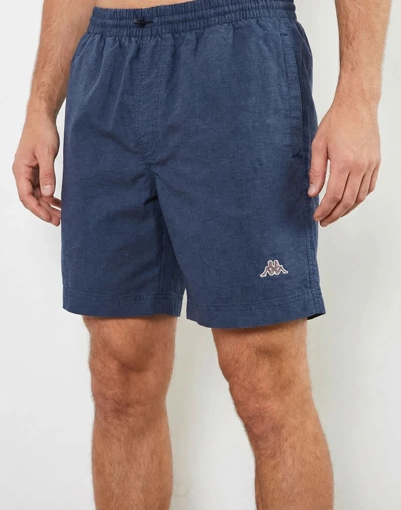 Short Kappa vintage bleu logo brodé taille S