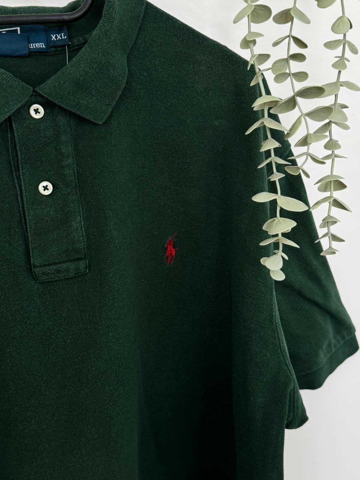 Polo piqué Polo Ralph Lauren vert foncé logo rouge taille XXL - PP2603250 - Photo 3/8