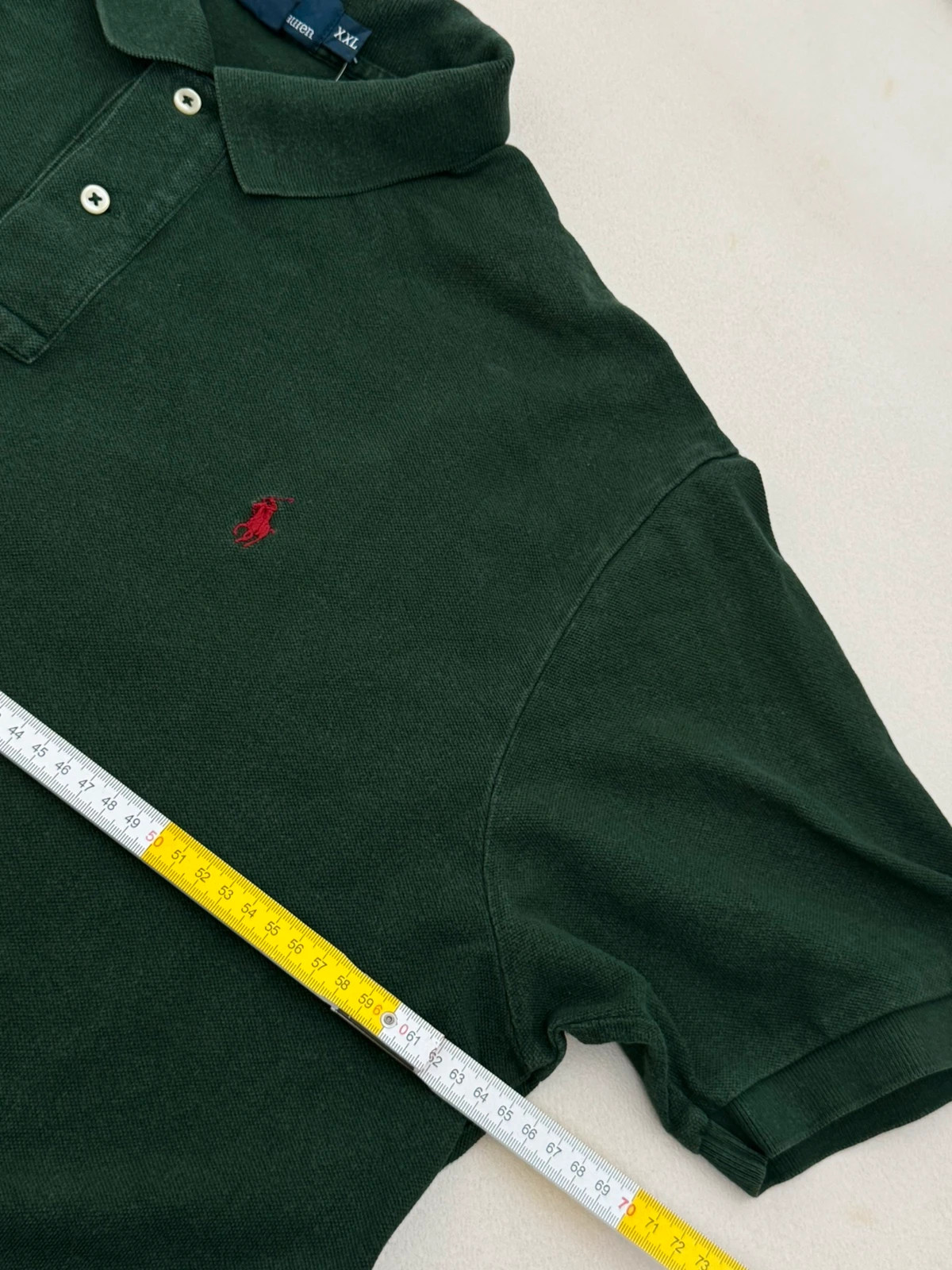 Polo piqué Polo Ralph Lauren vert foncé logo rouge taille XXL - PP2603250 - Photo 7/8