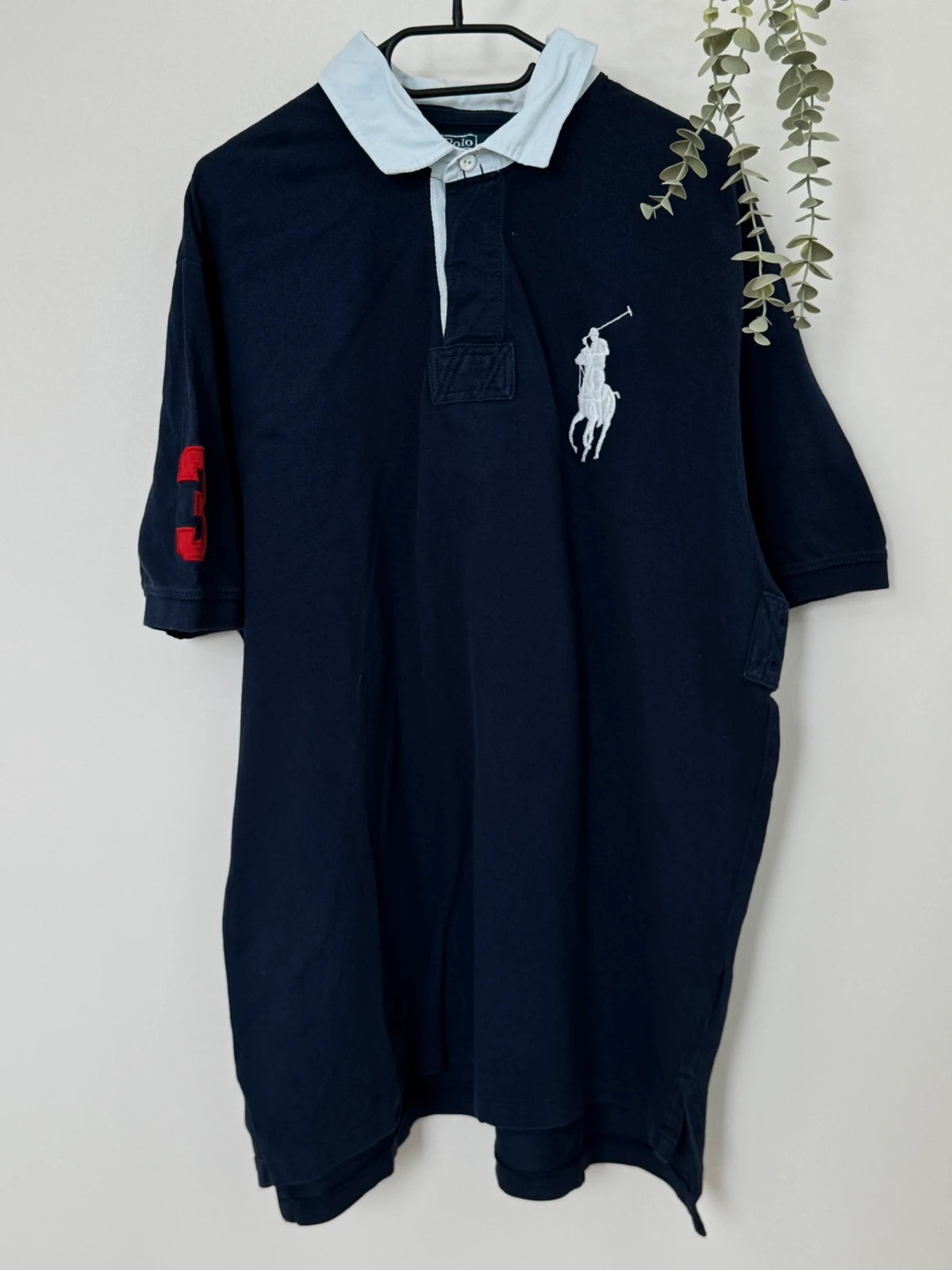 Polo rugby Polo Ralph Lauren Big Pony bleu marine taille XXL - PP-2603282 - Photo 2/10