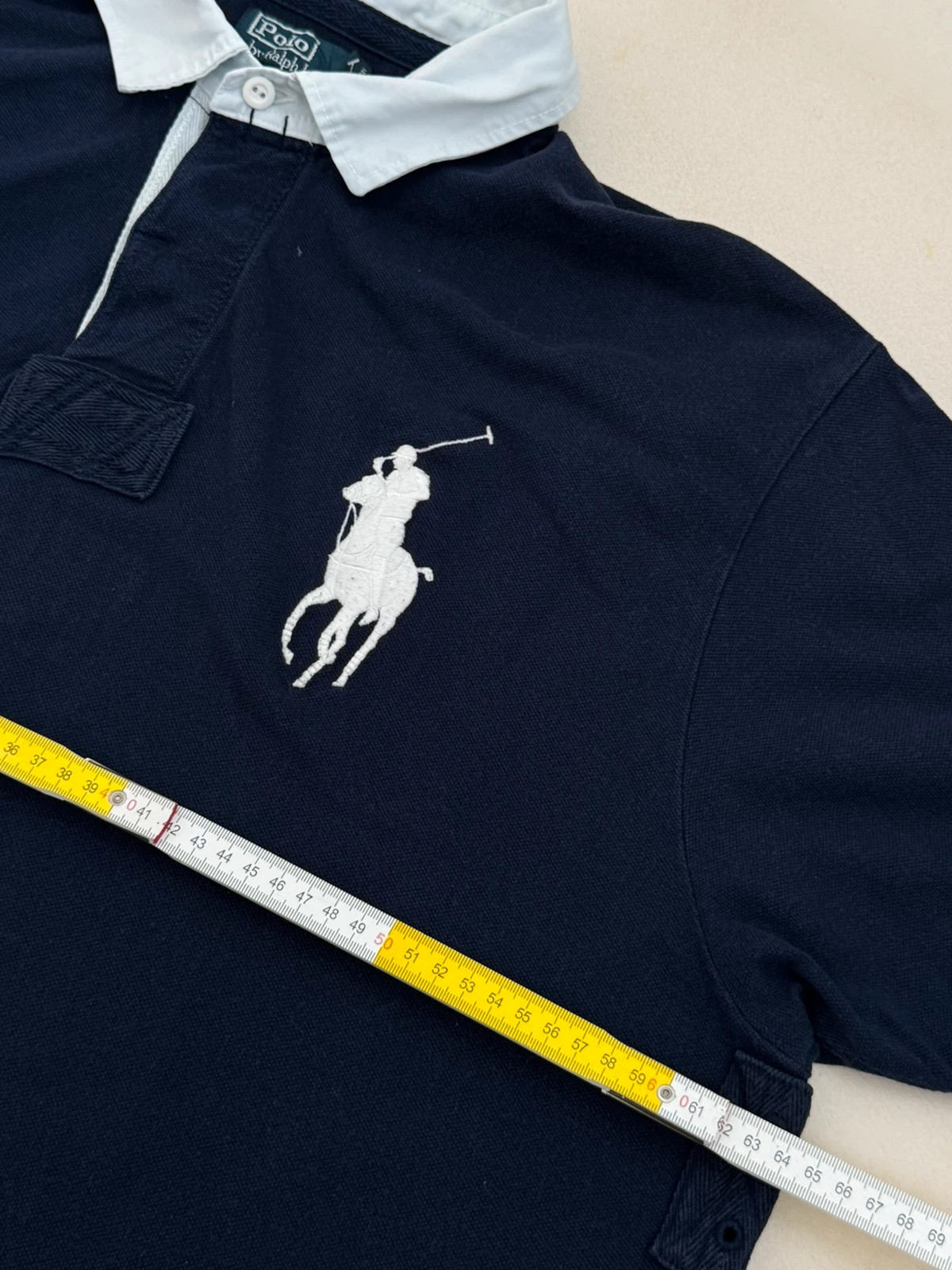 Polo rugby Polo Ralph Lauren Big Pony bleu marine taille XXL - PP-2603282 - Photo 8/10