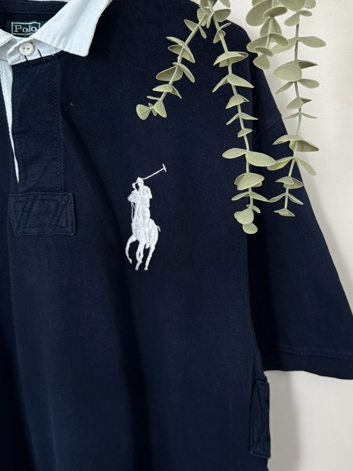 Polo rugby Polo Ralph Lauren Big Pony bleu marine taille XXL - PP-2603282 - Photo 3/10
